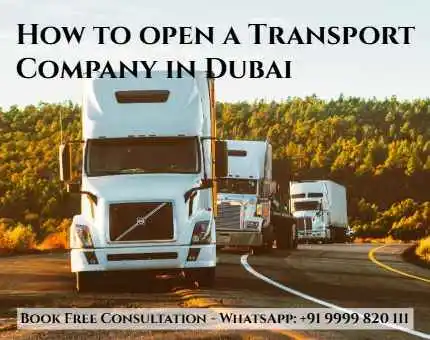 How to open a Transport Company in Dubai